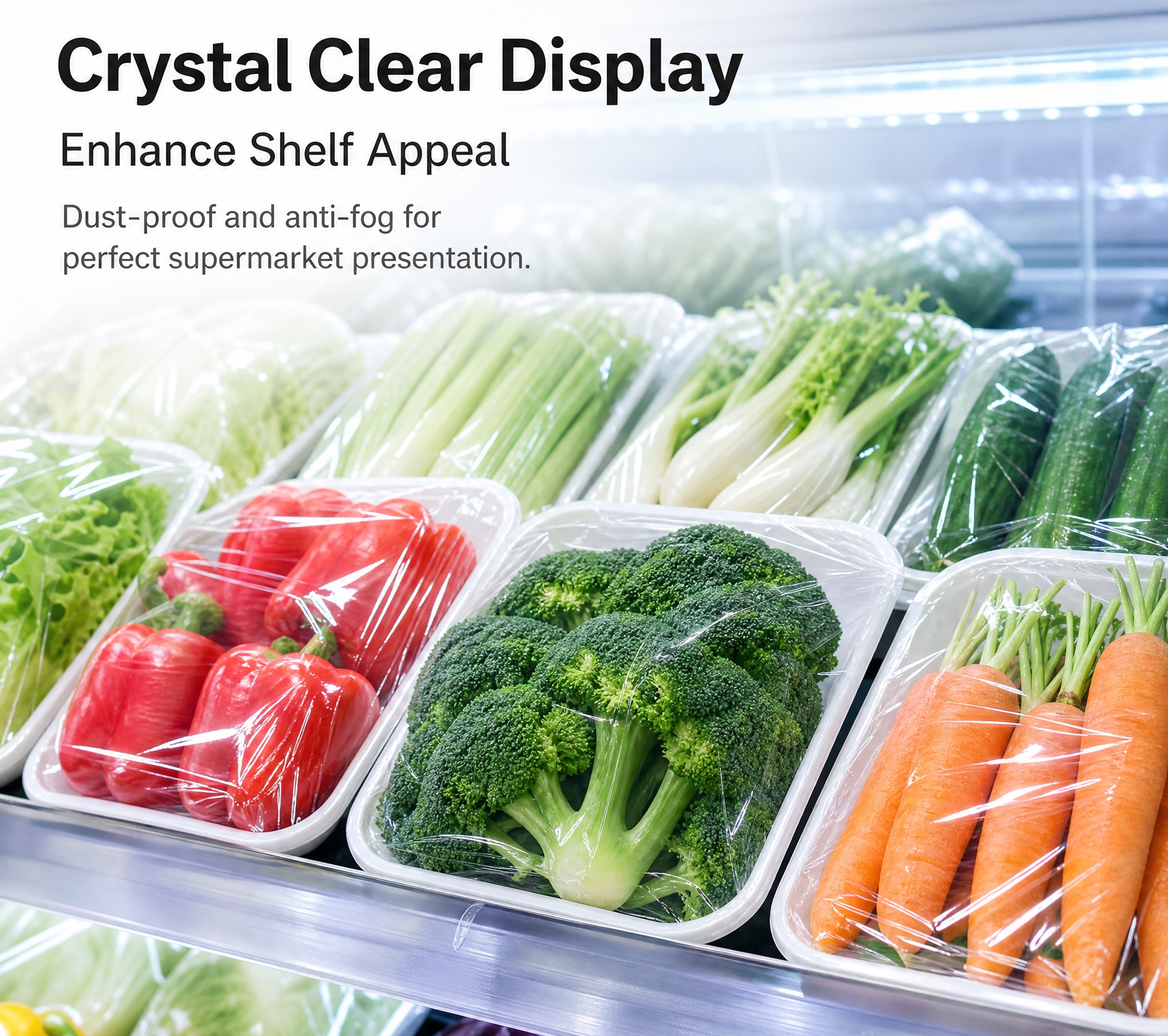 Food Grade PE Fresh Film For Fruit & Vegetable