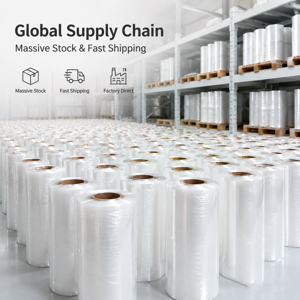 Food Grade PE Fresh Film For Fruit & Vegetable