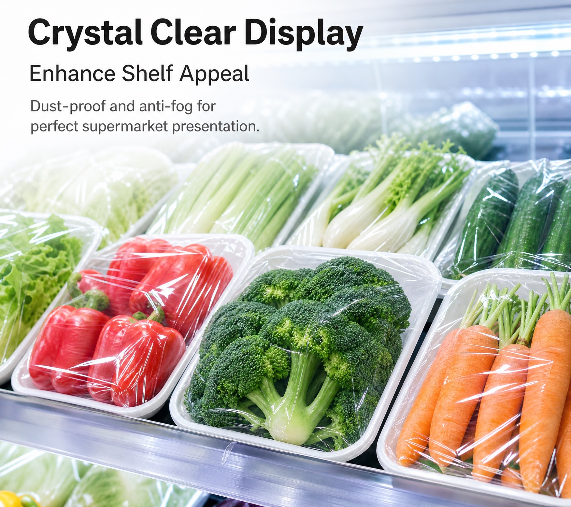 Food Grade PE Fresh Film For Fruit & Vegetable