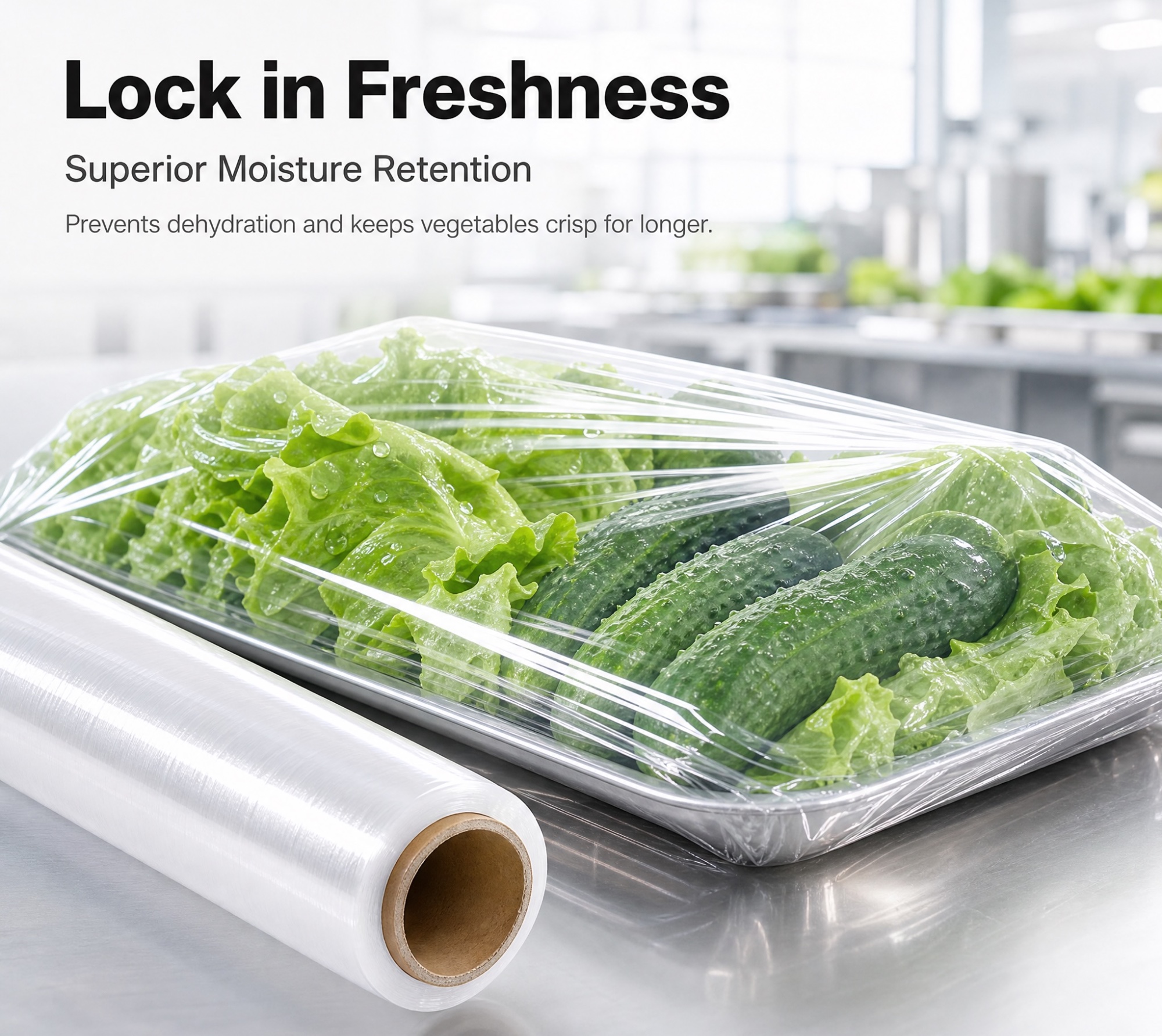 Food Grade PE Fresh Film For Fruit & Vegetable